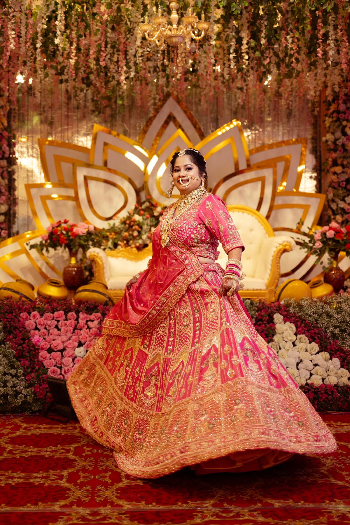 Wedding photo for Rohan & Ananya